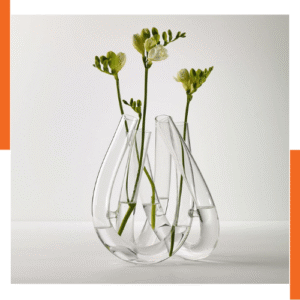 CONJOINED BUD VASES