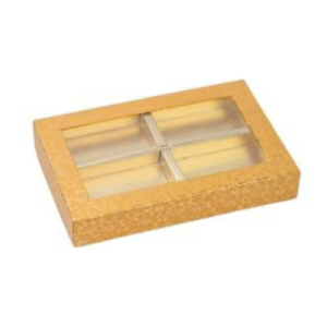 ITC Paper Box With 4 Partition with Transparent  Window for Gift Hamper