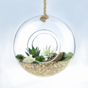 GLASS HANGING & CANDLE HOLDERS 2