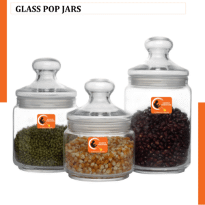 GLASS POP JARS