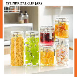 CYLINDRICAL CLIP JARS