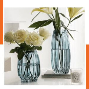 CRYSTAL TALL VASES